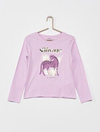 Kiabi T-shirt estampada promoção
