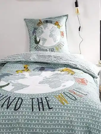 Conjunto de cama 'animais' - solteiro