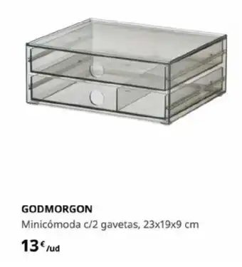 IKEA Godmorgon c/2 gavetas 23x19x9cm promoção