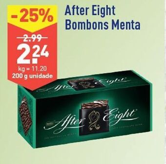 ALDI Bombons after eight promoção