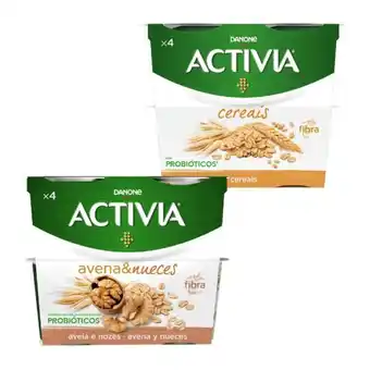 ALDI Activia iogurte aveia + nozes/ cereais promoção