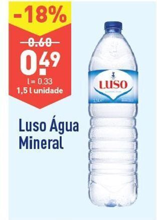 ALDI Água luso promoção