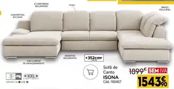 Conforama Sofa de Canto Isona promoção