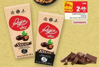 Continente Amêndoas Vita+ Regina promoção