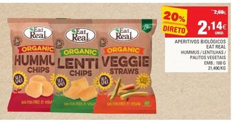 Aperitivos Biológicos Eat Real 100g