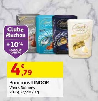 Auchan Bombons lindt promoção