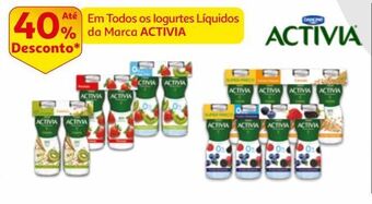 Auchan Bifidus líquido activia promoção