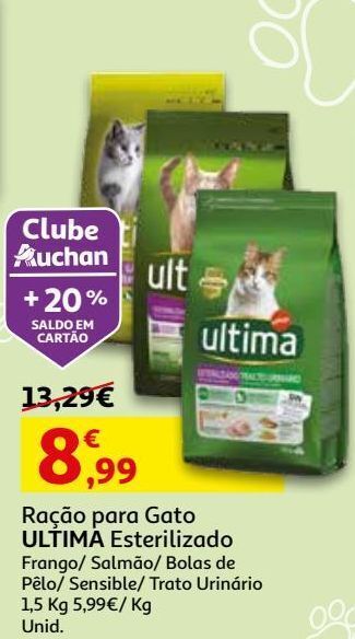 Auchan Ração gato ultima promoção