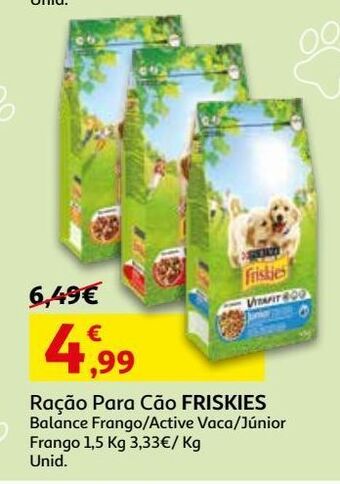 Auchan Ração cão friskies promoção