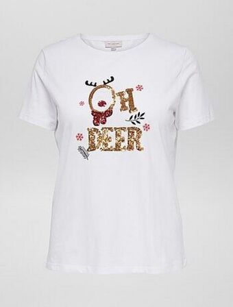 Kiabi T-shirt de natal de gola redonda 'only' promoção