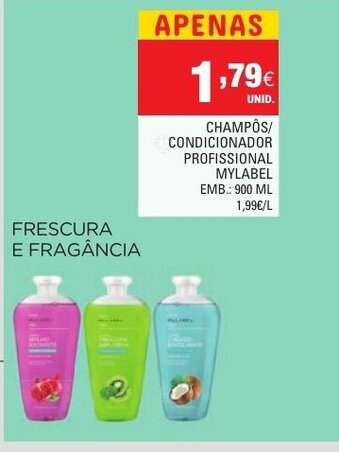 Continente Champôs/Condicionador Professional Mylabel 900ml promoção