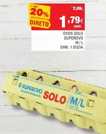 Continente Ovos Solo Superovo 1 Dúzia promoção