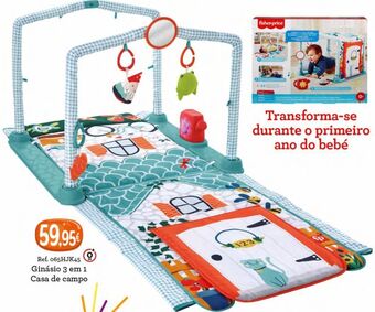 Centroxogo Fisher price ginásio 3 em 1 casa de campo promoção