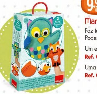 Centroxogo Marionetes coruja e raposa promoção