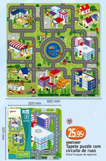 Centroxogo Tapete puzzle com desenho de cidade promoção