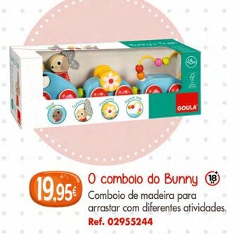 Centroxogo O comboio bunny madeira para arrastar promoção