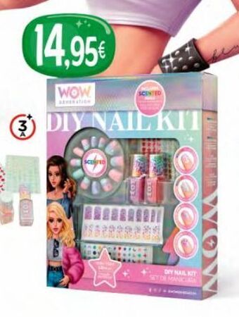 Wow generation set de manicure e unhas perfumadas