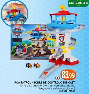 Centroxogo Paw patrol - torre de controlo die cast promoção