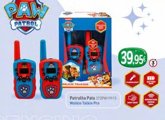 Walkie talkie pro patrulla canina
