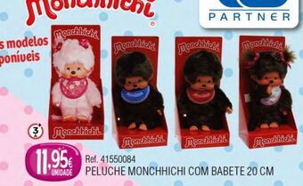 Centroxogo Peluche monchhichi com babete 20 cm promoção