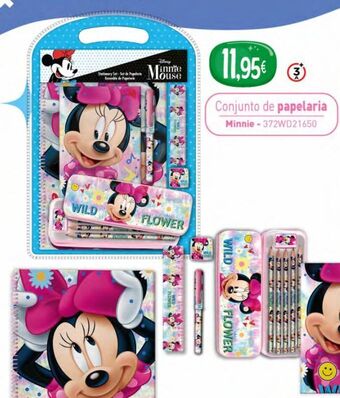 Conjunto de papelaria da minnie