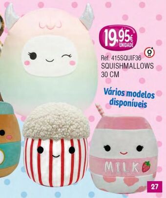 Peluche squishmallows 30 cm