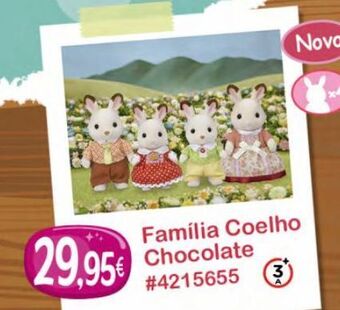 Sylvanian families familia coelho chocolate
