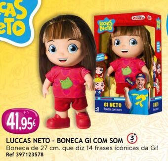 Centroxogo Luccas neto boneca gi com som promoção
