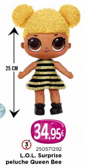 Centroxogo Boneca lol surprise peluche queen bee promoção