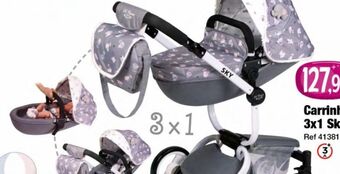 Carrinho bonecas 3 x 1 sky