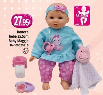 Boneca bebé 35cm baby maggie