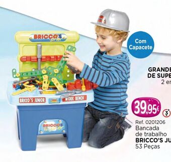 Banco de trabalho portátil bricco´s com capacete