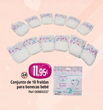 Centroxogo Conjunto de 10 fraldas para bonecas bebé promoção