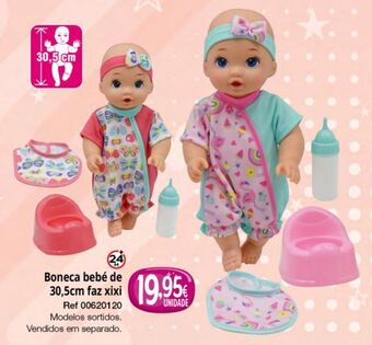 Centroxogo Boneca bebé de 30cm faz xixi promoção