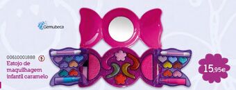 Estojo de maquilhagem infantil caramelo
