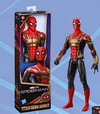 Spiderman fato preto e dourado