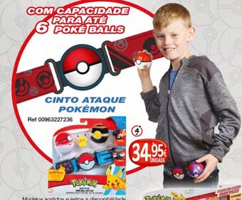 Cinto ataque pokemon sortido