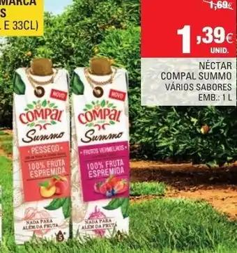 Continente Néctar Compal Summo 1L promoção
