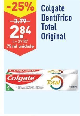 ALDI Pasta de dentes colgate promoção