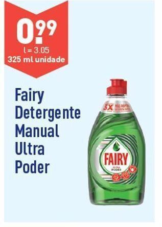 ALDI Detergente lavalouça fairy promoção