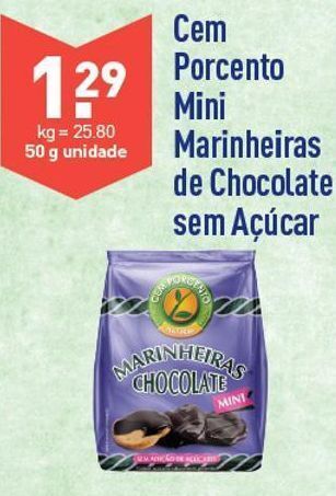 Biscoitos cem porcento