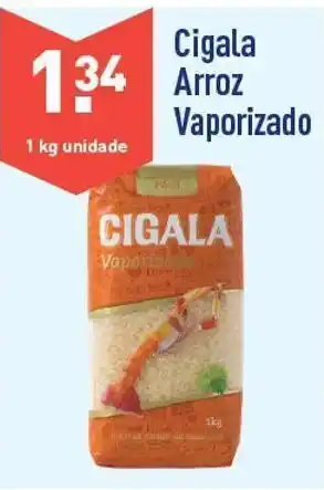 Arroz vaporizado cigala