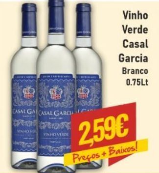 Belita Vinho verde casal garcia promoção