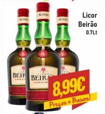 Belita Licor beirão promoção
