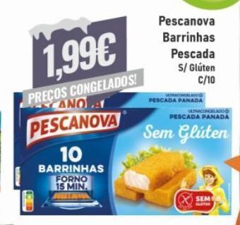 Belita Palitos de peixe pescanova promoção