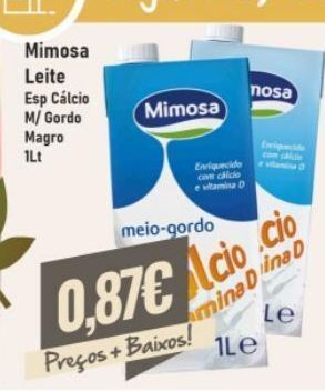 Leite mimosa