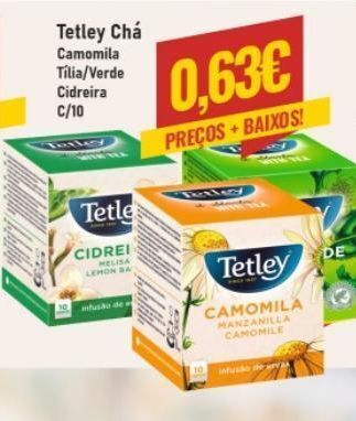 Belita Chá tetley promoção