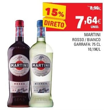 Continente Martini 75cl promoção