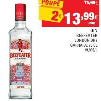Continente Gin Beefeater 70cl promoção