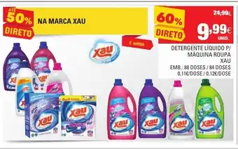 Continente Detergente Líquido P/Máquina da Roupa Xau 88 Doses/84 Doses promoção